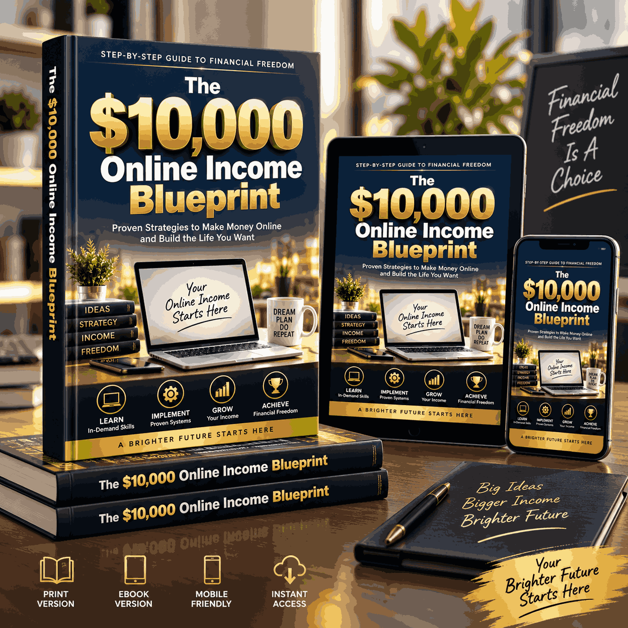 The $10,000 Online Income Blueprint Ebook
